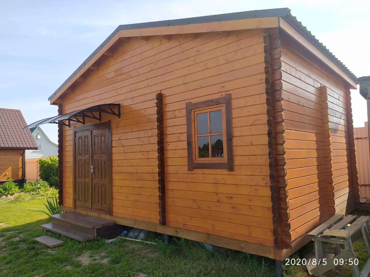 Садовый дом с антресолью 6х6