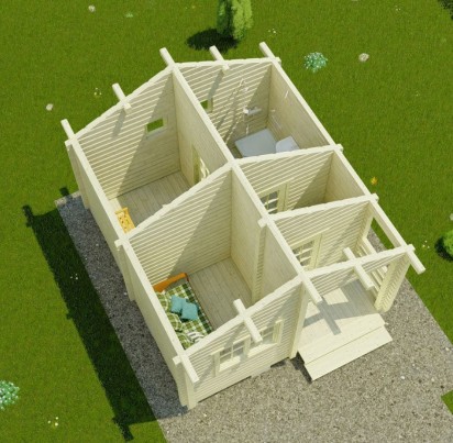 Баня "АЛТА" 4500х5000 мм